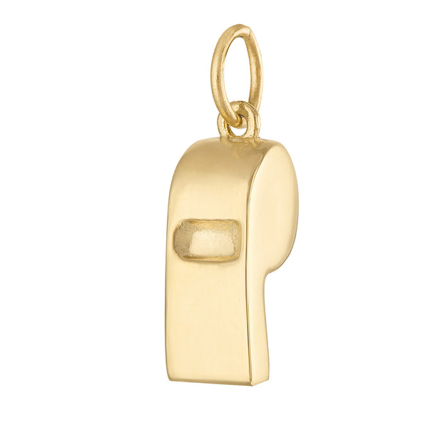Whistle 14k Gold Charm