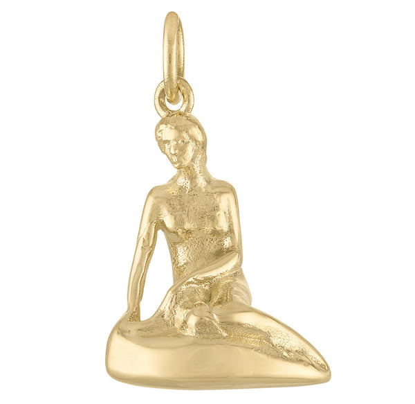 The Little Mermaid 14k Gold Charm