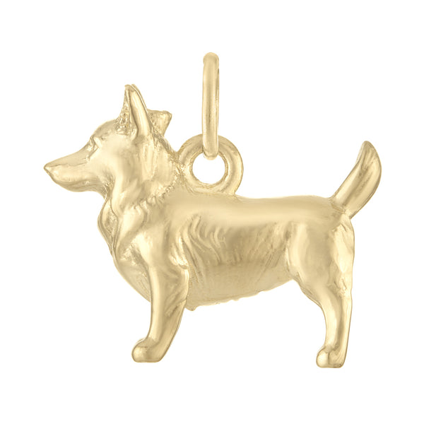 Corgi 14K Gold Charm