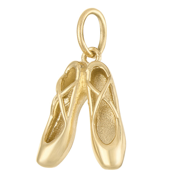 Ballet Shoes 14K Gold Charm