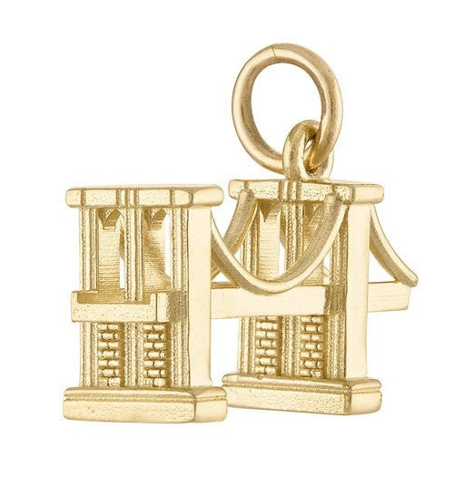 Brooklyn Bridge 14K Gold Charm