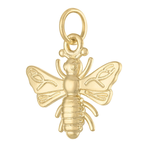 Bumble Bee 14K Gold Charm