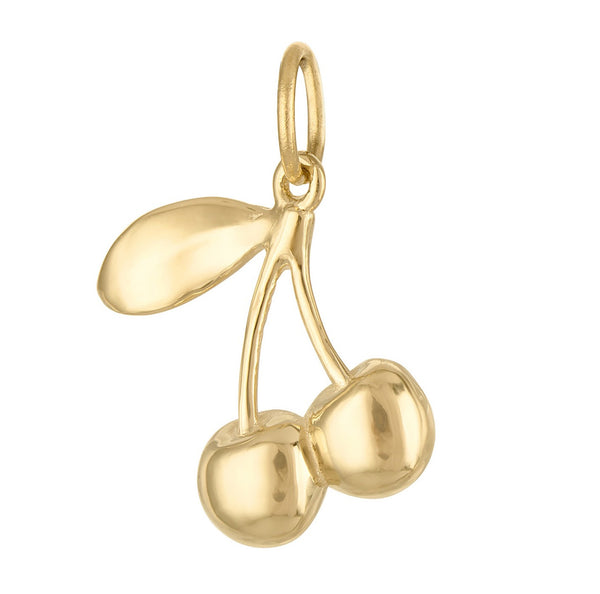 Cherries 14K Gold Charm