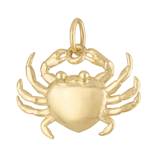 Crab 14K Gold Charm