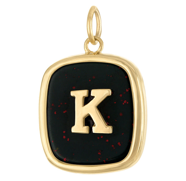 Vintage Bloodstone Letter