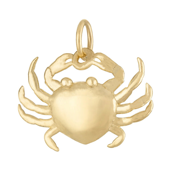 Crab 14K Gold Charm