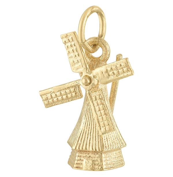 Dutch Windmill 14k Gold Charm