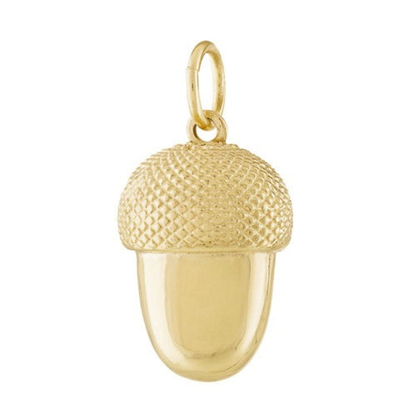 Acorn 14k Gold Charm