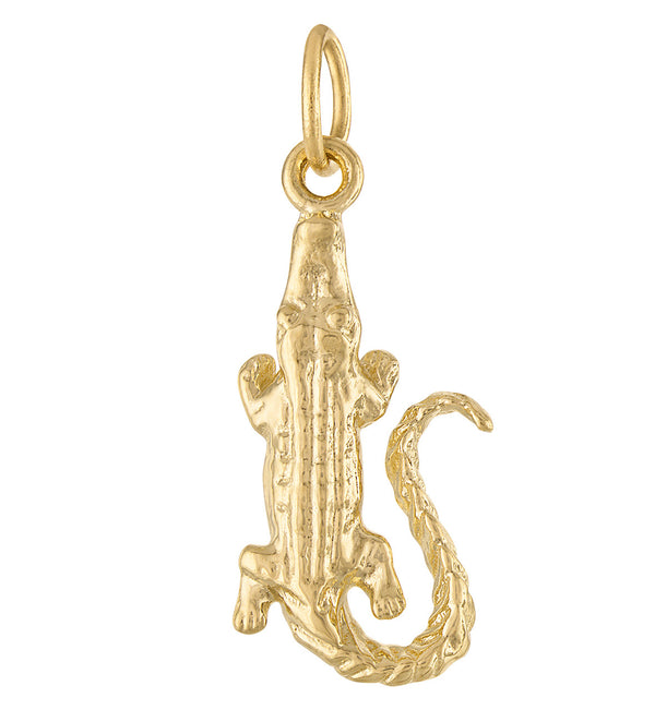 Alligator 14k Gold Charm