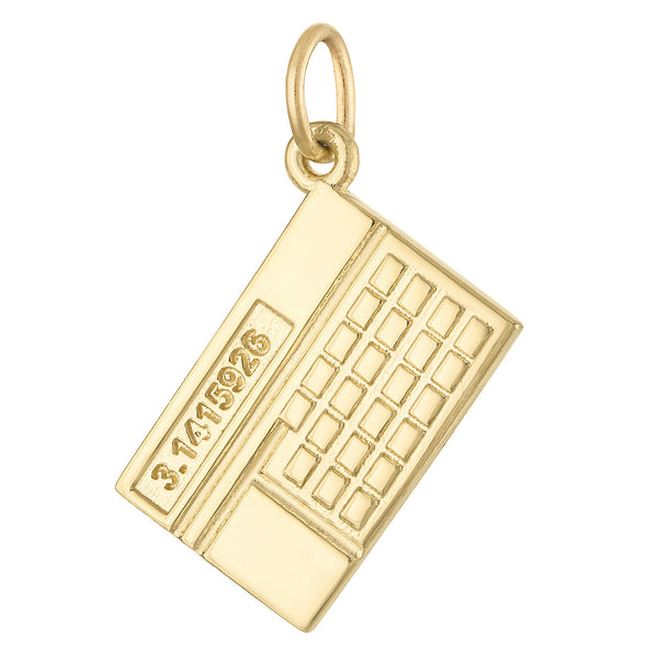 Calculator 14K Gold Charm