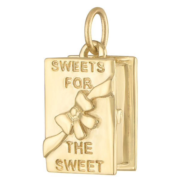 Chocolate Box 14K Gold Charm