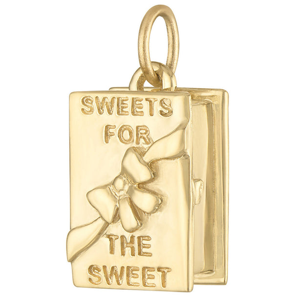 Chocolate Box 14K Gold Charm