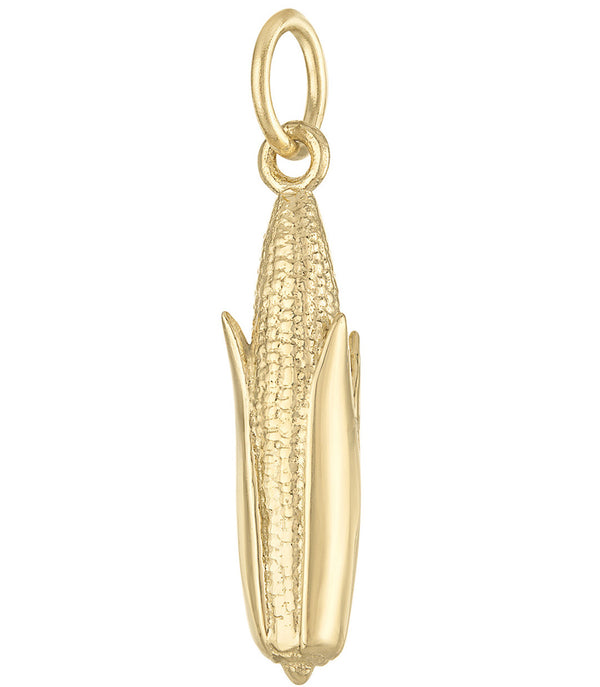 Corn on the Cob 14K Gold Charm