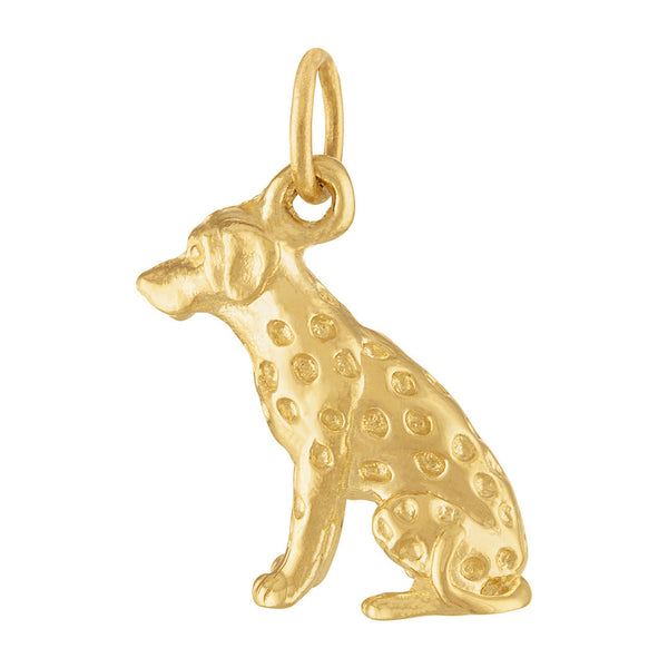 Dalmatian 14K Gold Charm