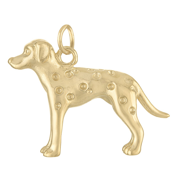 Dalmatian 14K Gold Charm