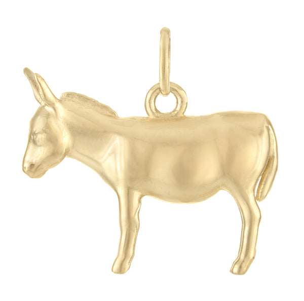 Donkey 14K Gold Charm