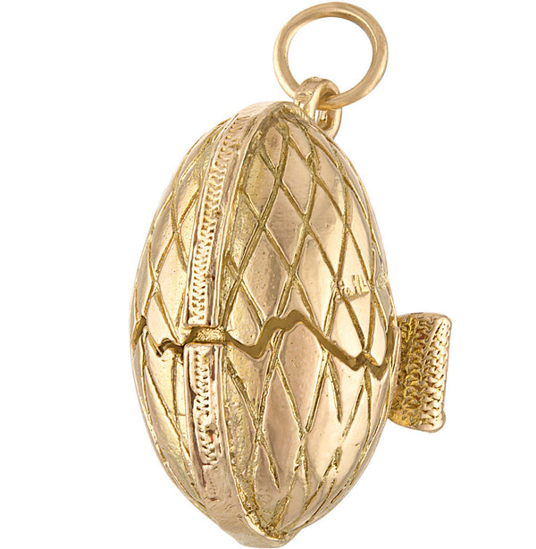 Vintage Movable Easter Egg 14K Gold Charm