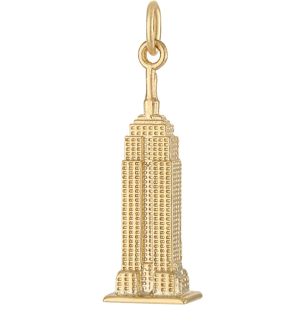 Empire State Building 14K Gold Charm