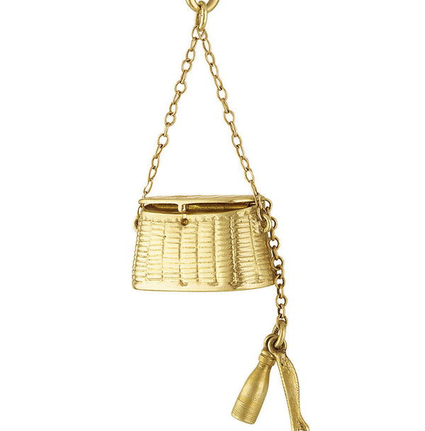 Vintage Tackle Box 14k Gold Charm