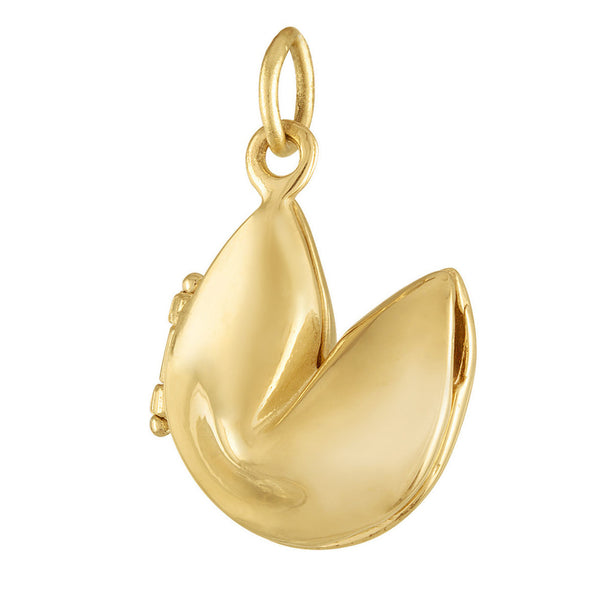 Fortune Cookie 14K Gold Charm
