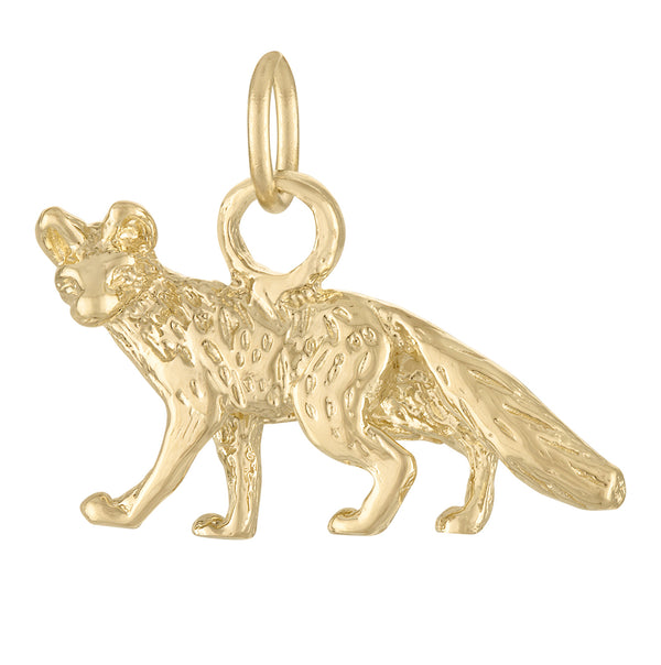 Fox 14K Gold Charm
