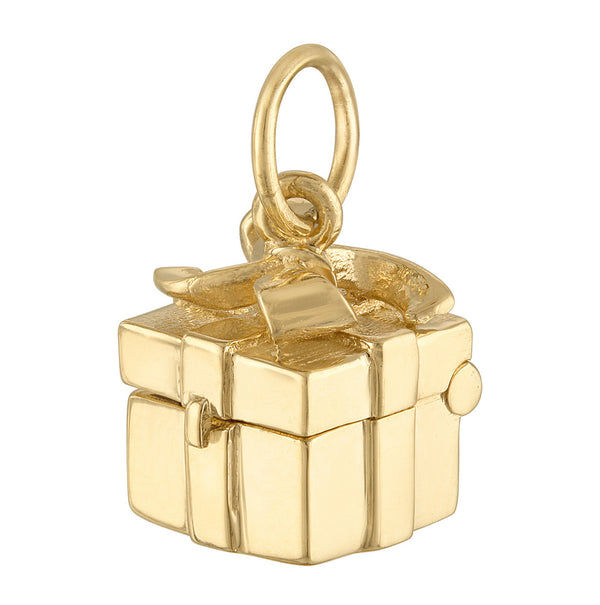 Gift Box 14K Gold Charm