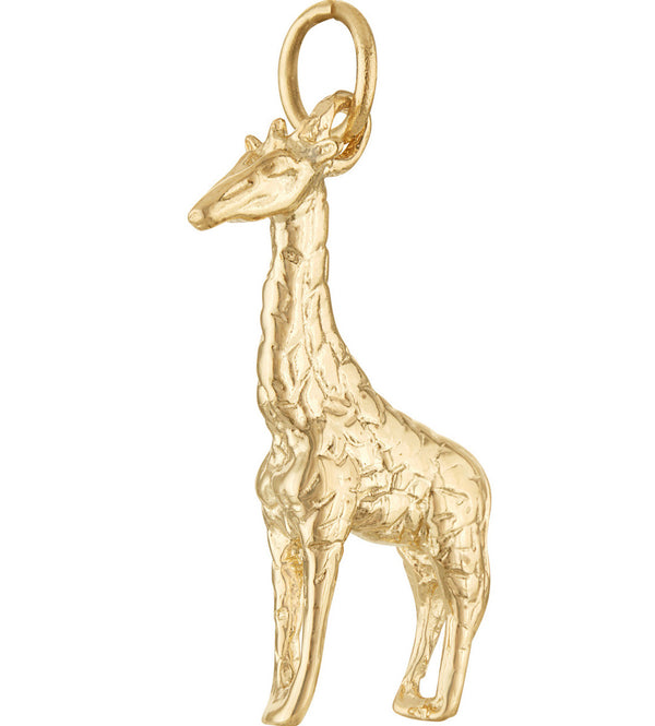 Giraffe 14K Gold Charm