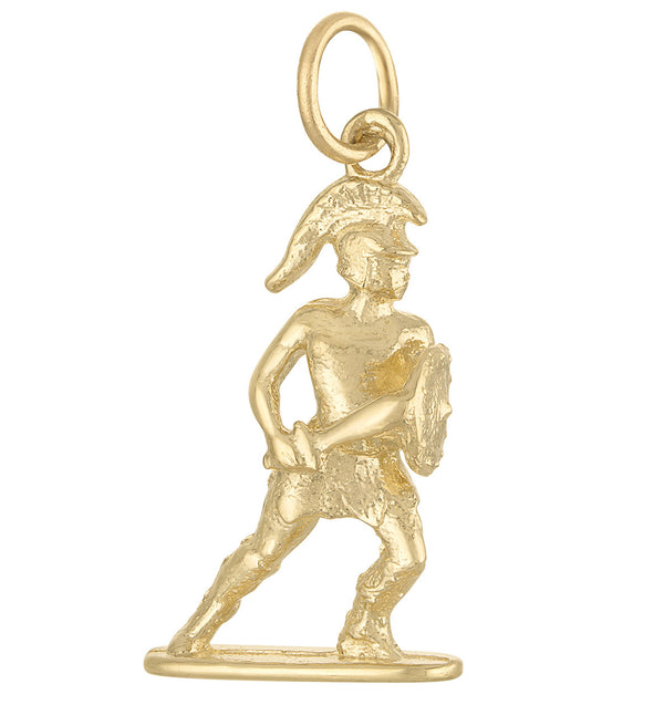 Roman Gladiator 14K Gold Charm