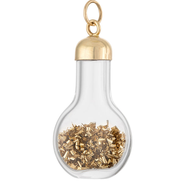 Vintage Gold Shake 14k Gold Charm