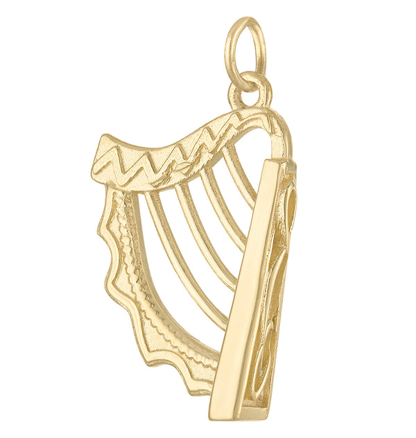 Harp 14K Gold Charm