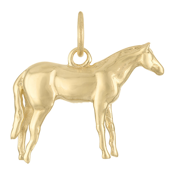 Horse 14K Gold Charm