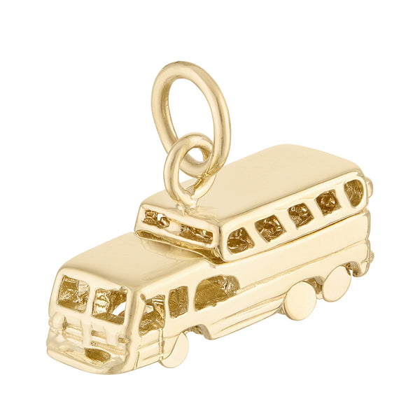 Vintage Movable Fire Truck 14k Gold Charm