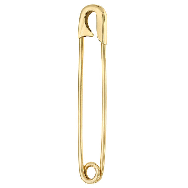 Vintage Safety Pin 14k Gold Charm Holder