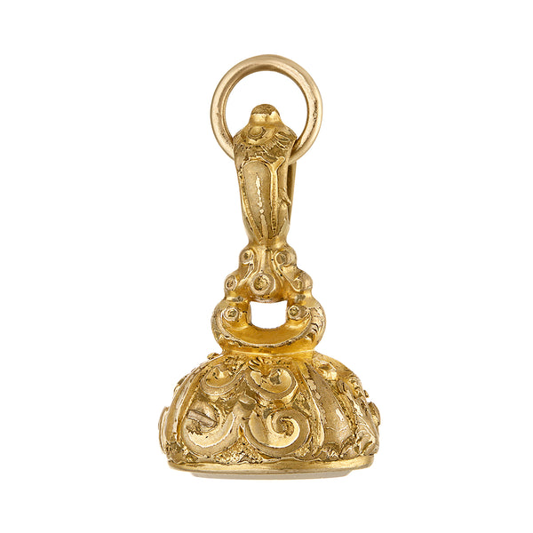 Vintage Fly Seal 10k Cold Charm