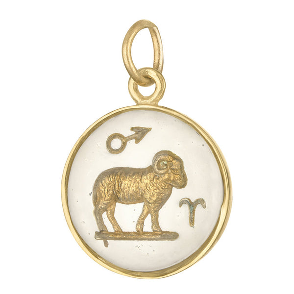 Vintage Aries 14k Gold Charm