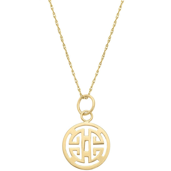 Vintage Lu 14k Gold Charm Necklace