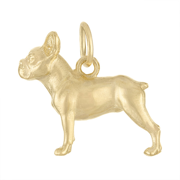 French Bulldog 14K Gold Charm