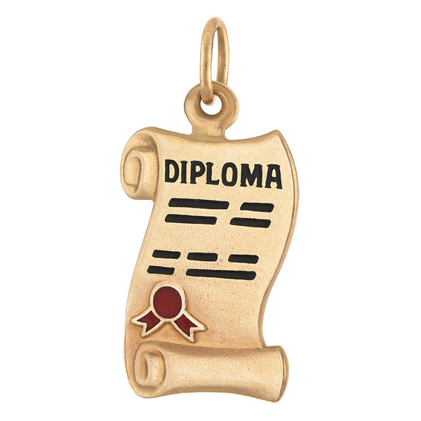 Vintage Diploma 14k Gold Cham