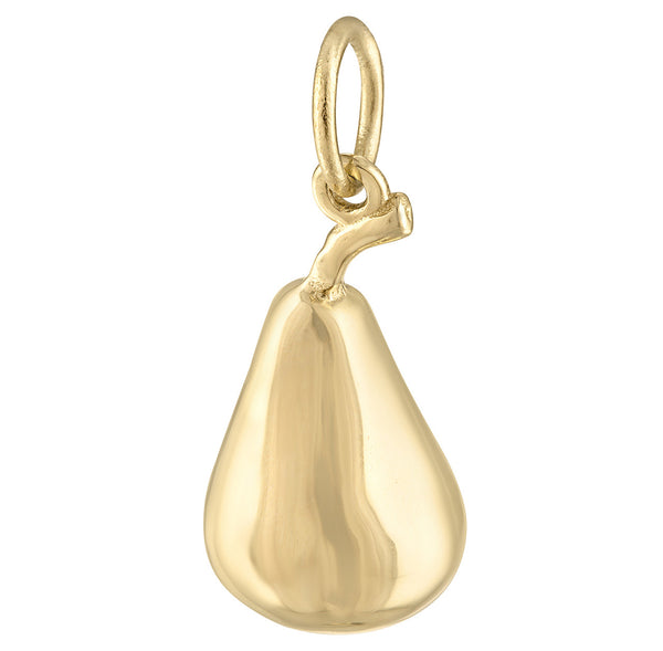 Pear 14K Gold Charm