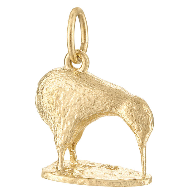 Kiwi 14K Gold Charm