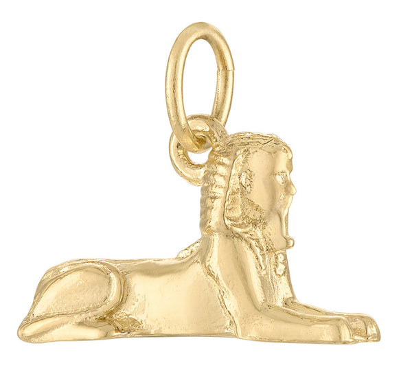 Sphinx 14k Gold Charm