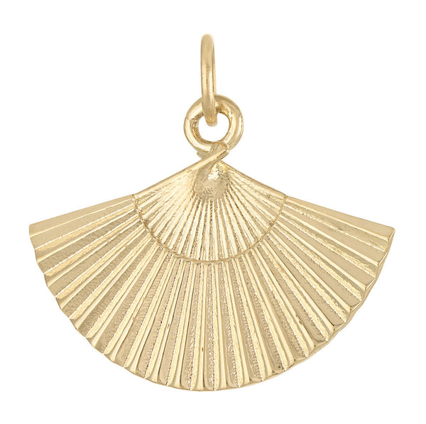 Japanese Folding Fan 14K Gold Charm