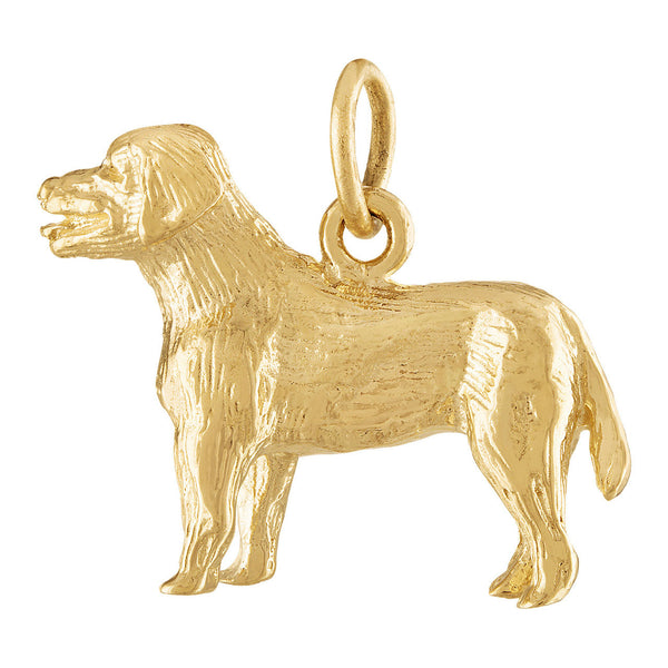 Labrador Retriever 14K Gold Charm