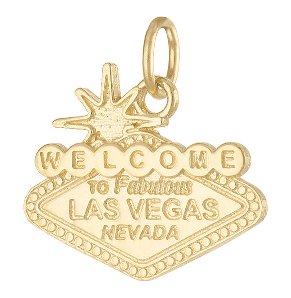 Las Vegas 14K Gold Charm