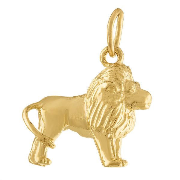 Lion 14K Gold Charm