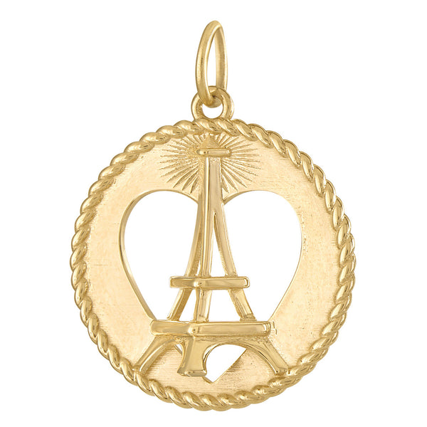 Paris Je T'aime 14K Gold Charm