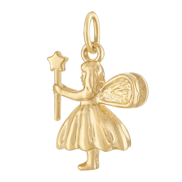 Fairy Princess 14k Gold Charm