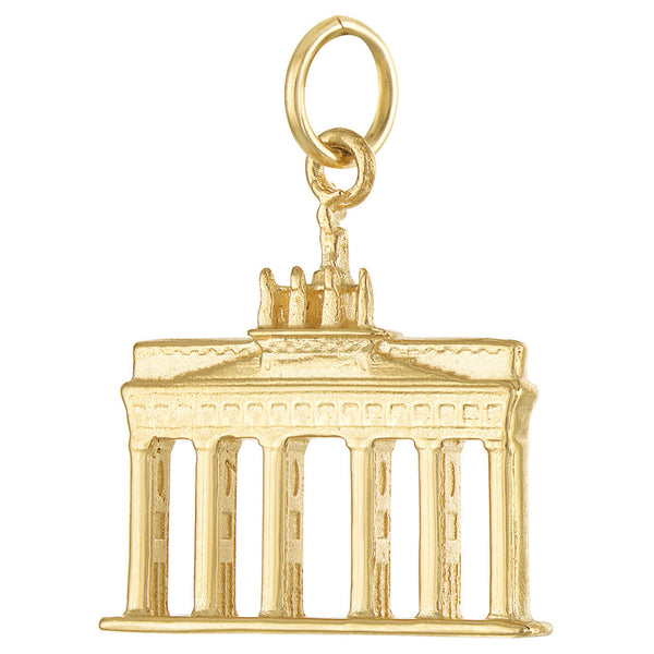 Brandenburg Gate 14K Gold Charm