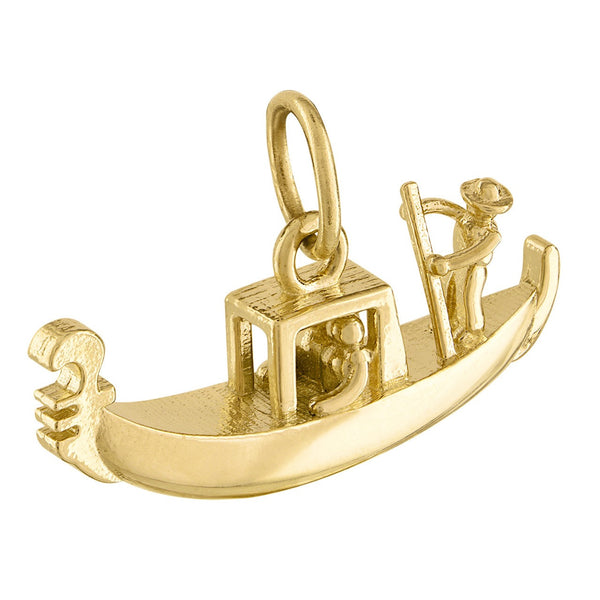 Venice Gondola 14K Gold Charm