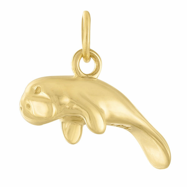 Manatee 14K Gold Charm